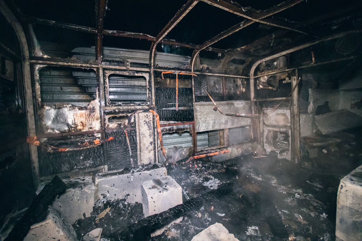 Во время происшествия вагончик был пустой, поэтому никто не пострадал