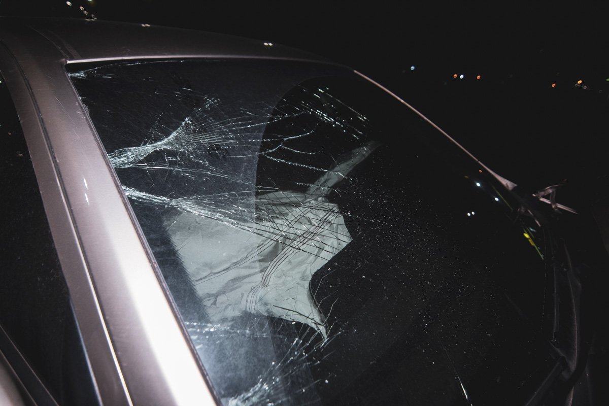 В салоне Skoda сработали подушки безопасности, поэтому водитель не пострадал 