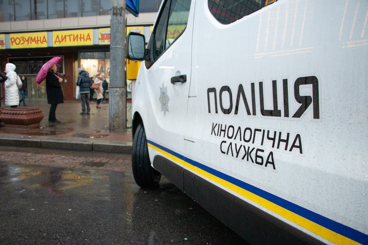 На место прибыли кинологи