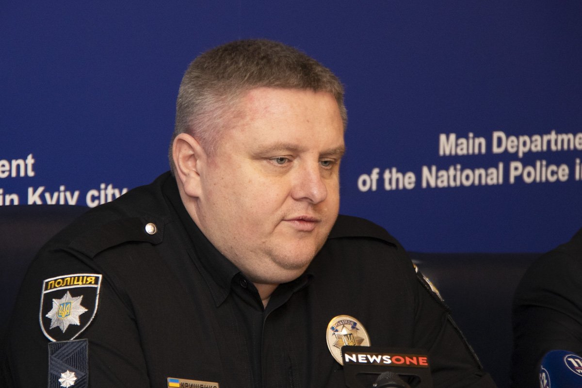 Начальник Главного управления Нацполиции в Киеве Андрей Крищенко