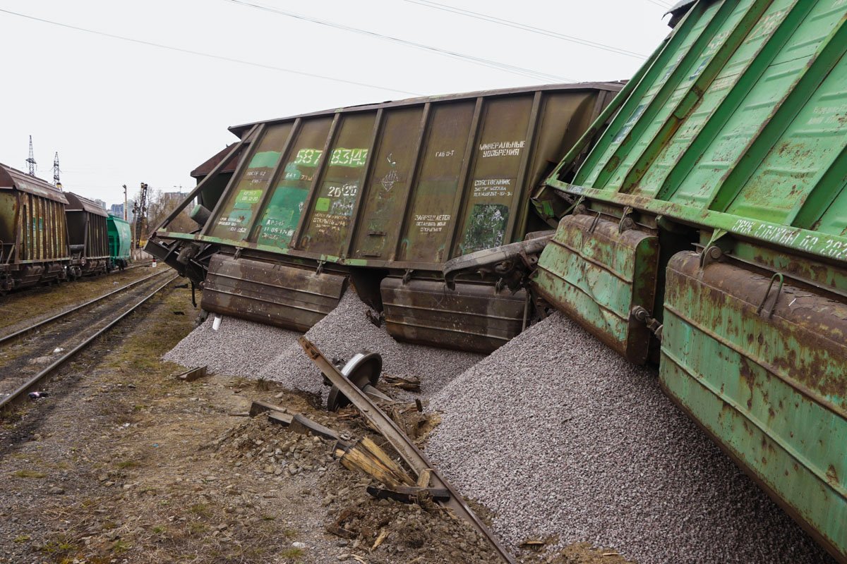 В Киеве недалеко от улицы Промышленной произошел инцидент на железнодорожных путях В Киеве недалеко от улицы Промышленной произошел инцидент на железнодорожных путях