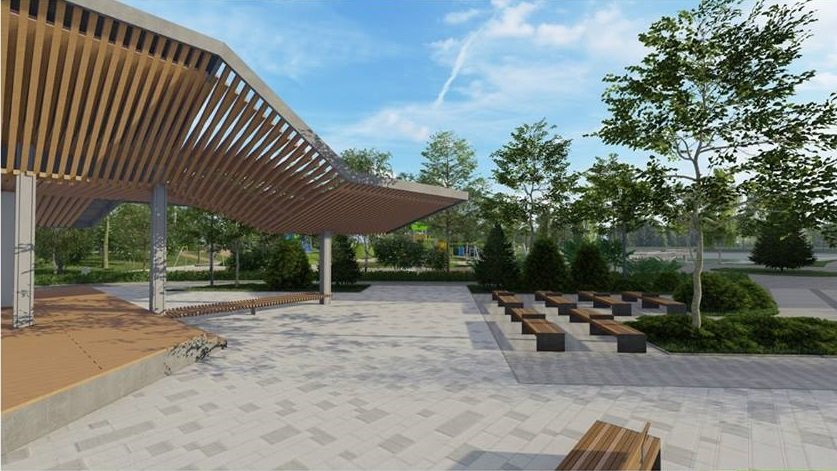 В парке создадут зону для проведения культурных мероприятий В парке создадут зону для проведения культурных мероприятий