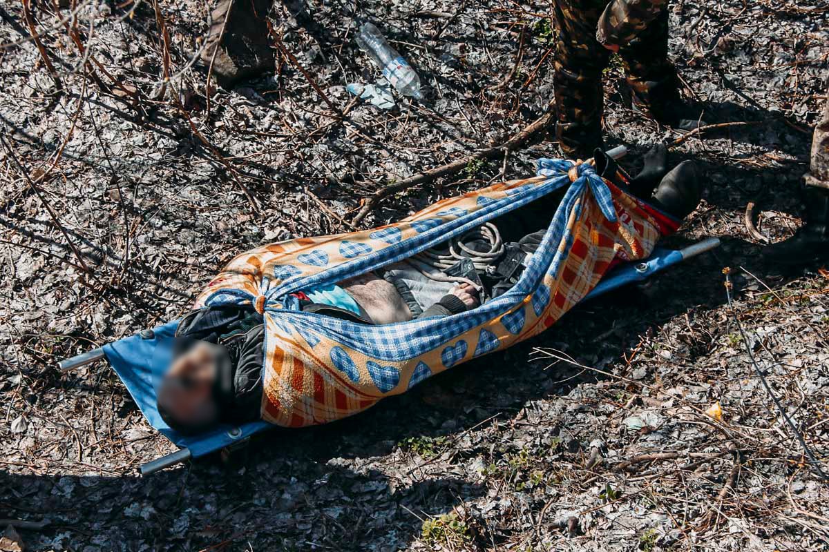 Погибшему было около 55 лет, однако при себе документов у него не было