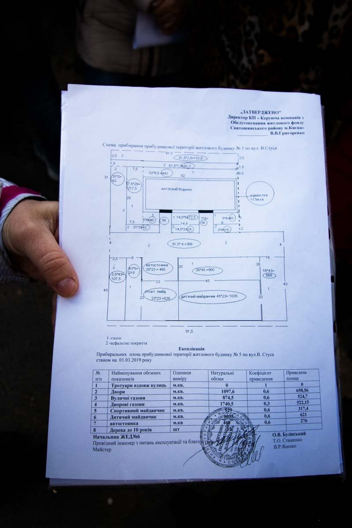 Документ, выданный жильцам Управляющей компанией по обслуживанию жилого фонда Святошинского района Документ, выданный жильцам Управляющей компанией по обслуживанию жилого фонда Святошинского района