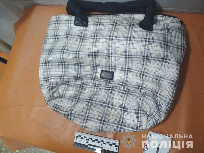 В Киеве на проспекте Соборности мужчина выгуливал собаку и нашел младенца в сумке В Киеве на проспекте Соборности мужчина выгуливал собаку и нашел младенца в сумке