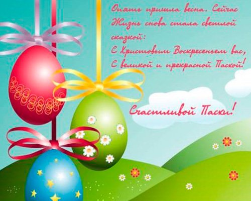 Пасха 2019: поздравления в смс и красивые открытки 4