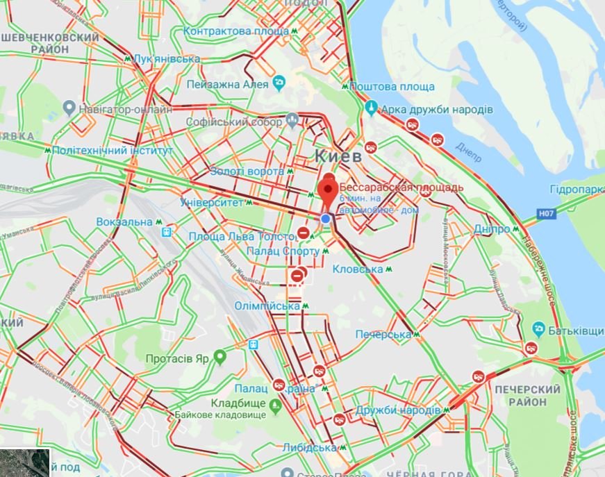 Киев "покраснел" в день дебатов