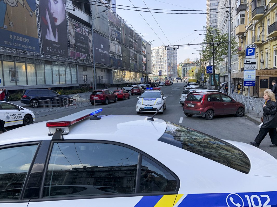 Центральные улицы перекрыты