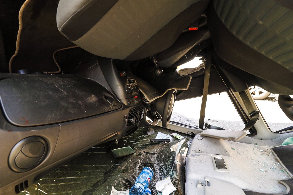 К счастью, в результате столкновения, участники ДТП серьезно не пострадали