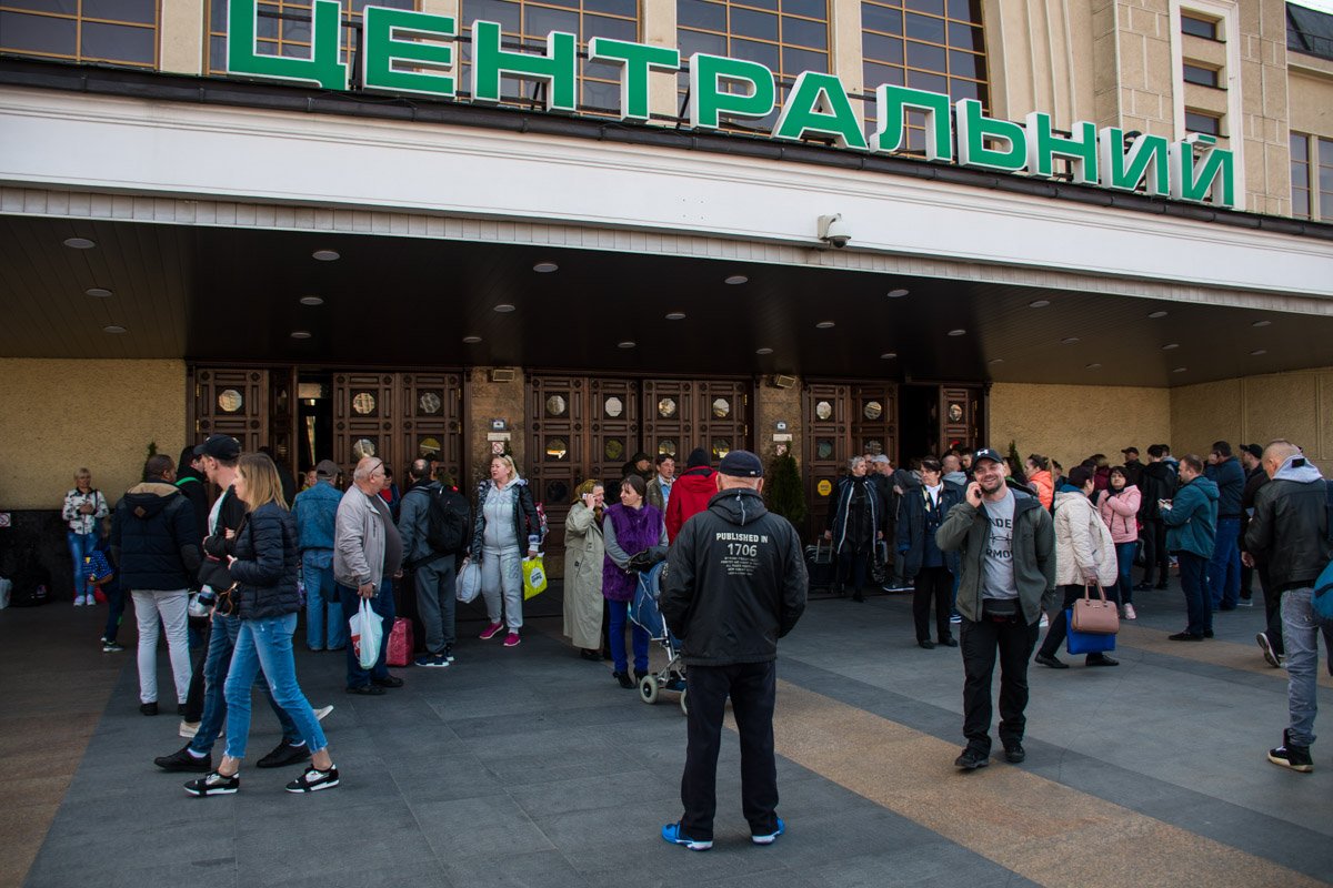 В Киеве поступило очередное сообщение о минировании - на этот раз Центрального вокзала