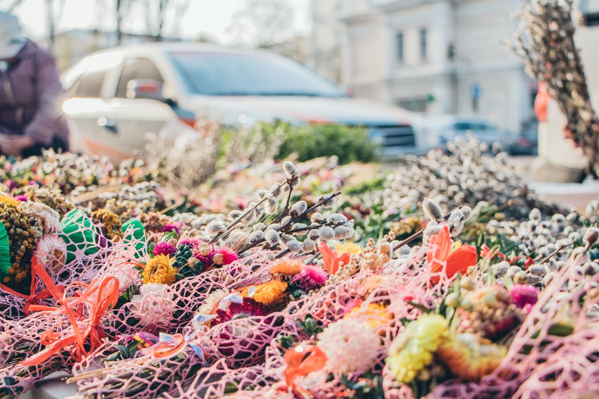 В Киеве отмечают Вербное воскресенье