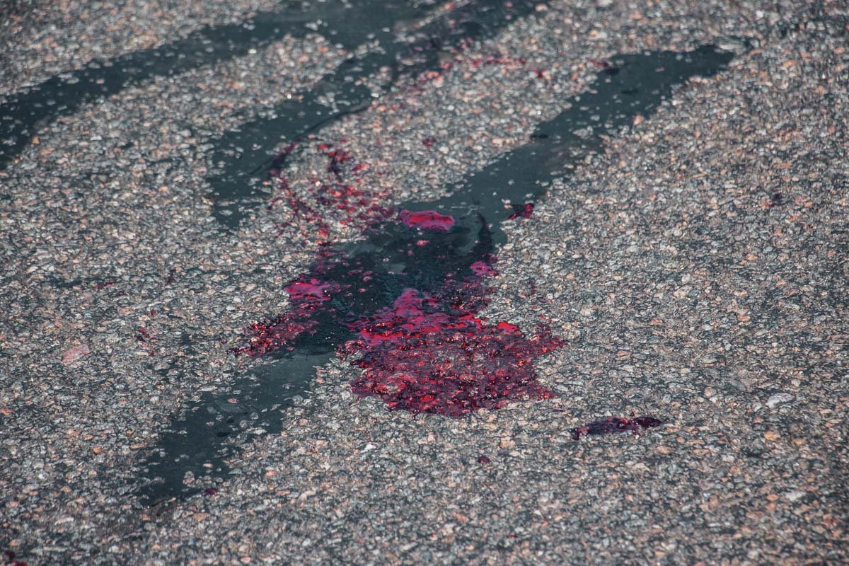 Внедорожник Mercedes сбил пешехода