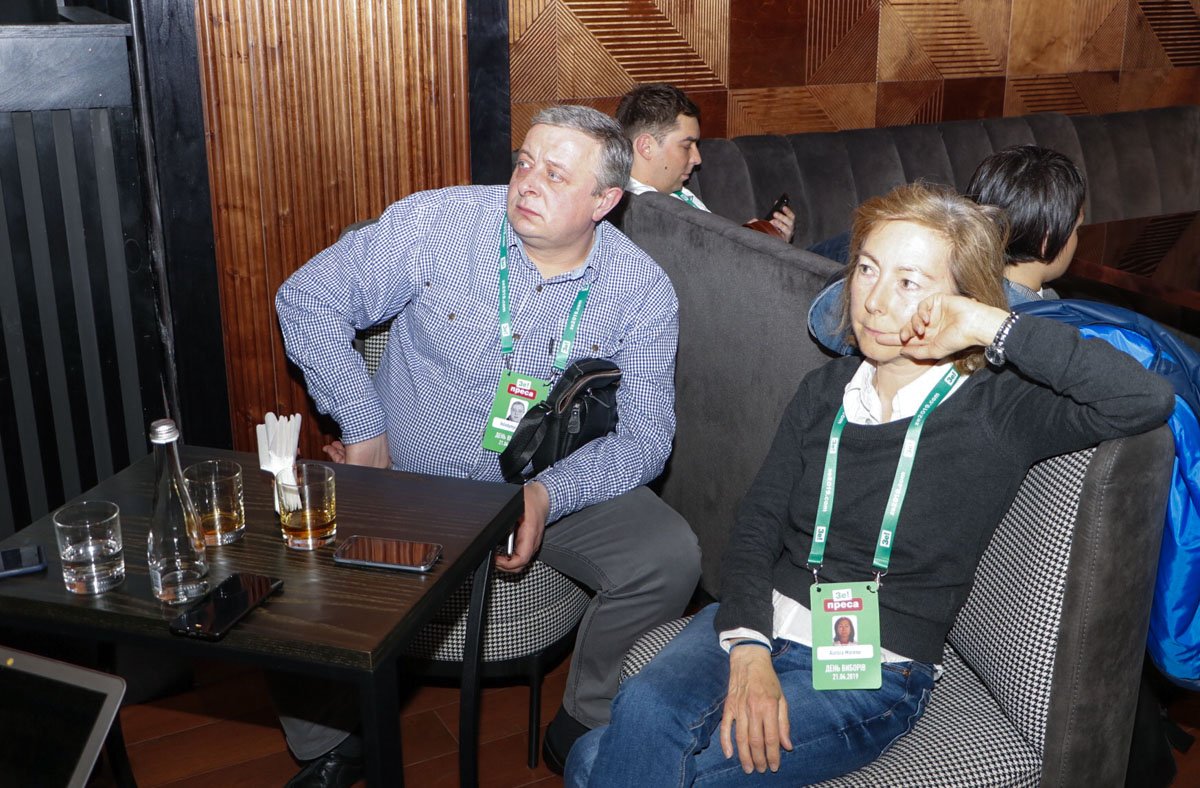 Штаб Владимира Зеленского в КВЦ «Парковый»