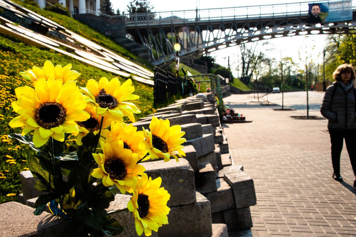 Сквер находится по адресу улица Институтская, 1