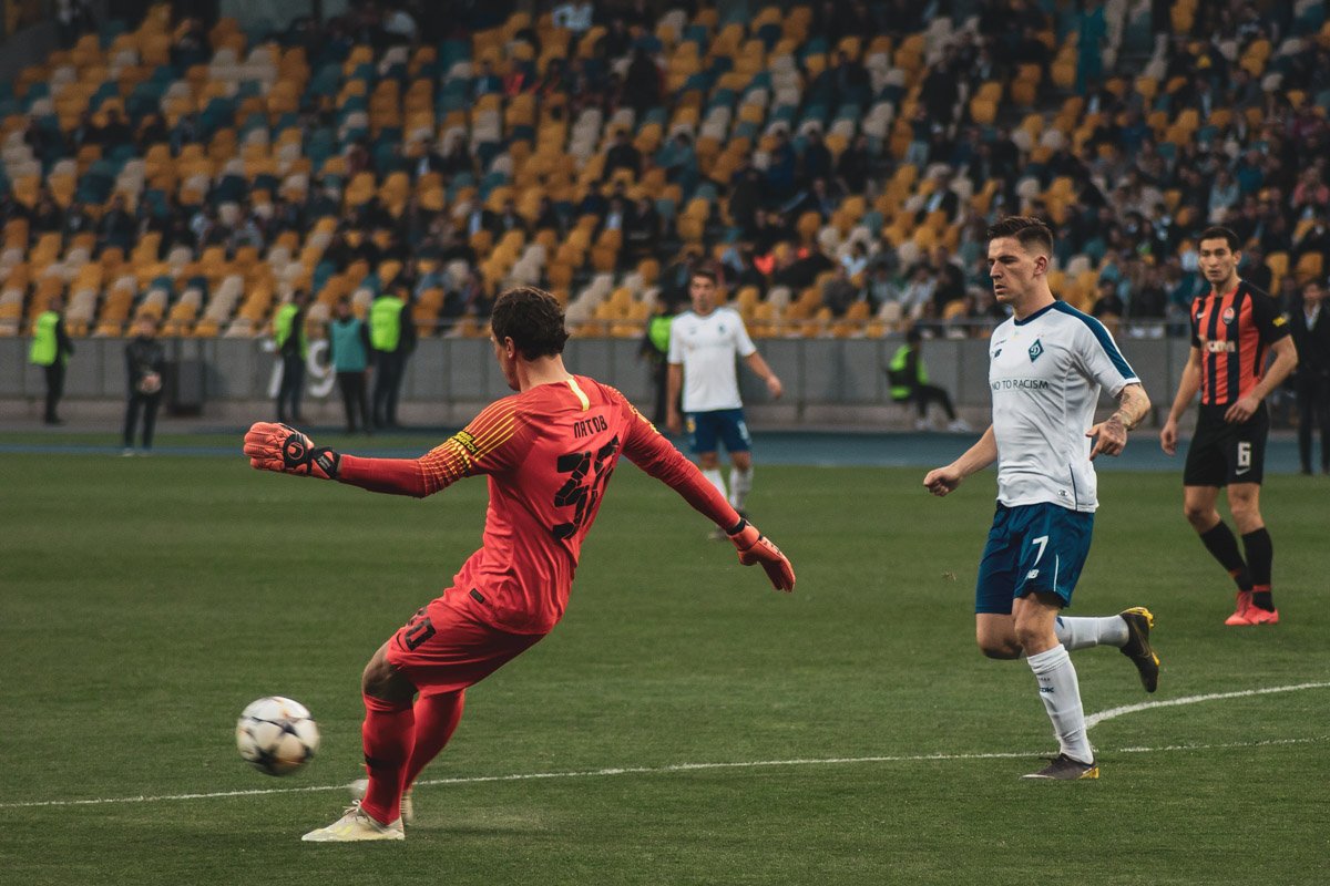 У вратарей в матче было не очень много работы