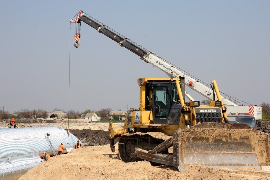 Как идет строительство автобана от Киева до Днепра 1