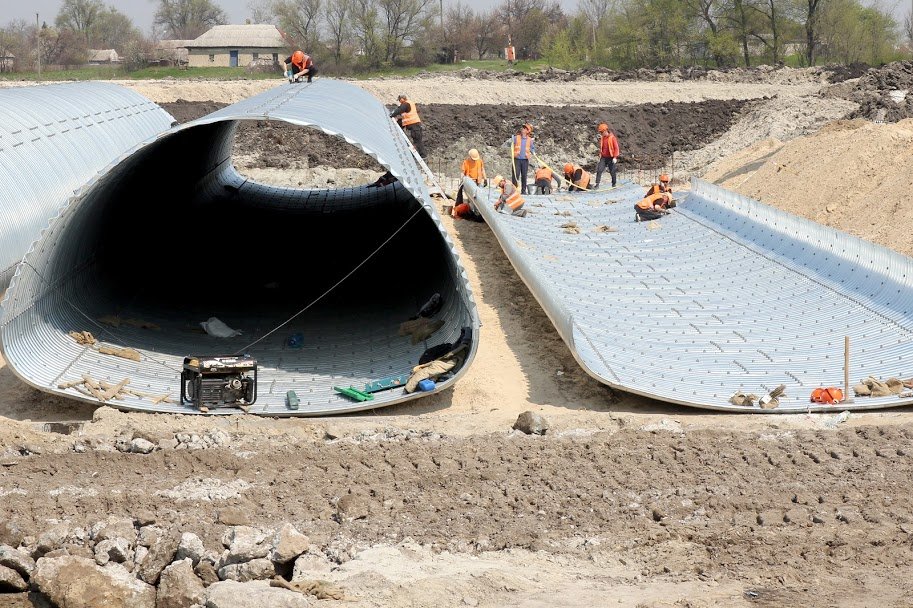 Как идет строительство автобана от Киева до Днепра 4