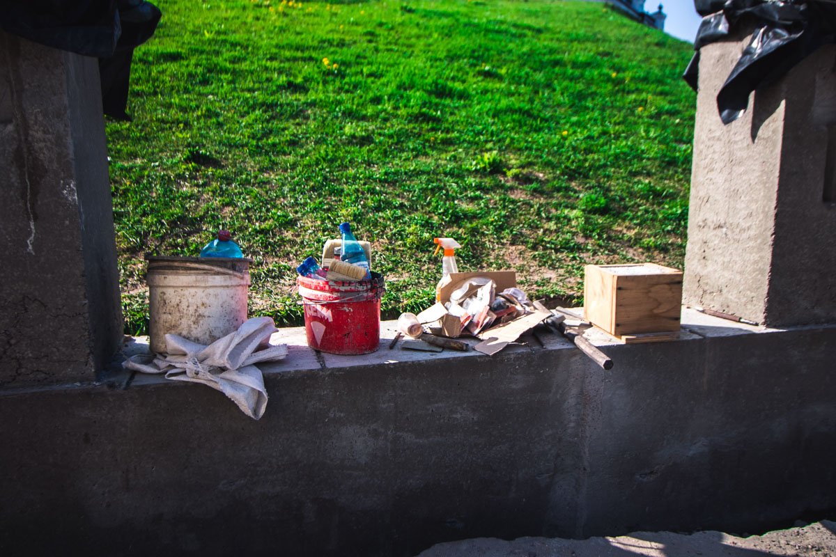 Возле собора посадят новый газон Возле собора посадят новый газон