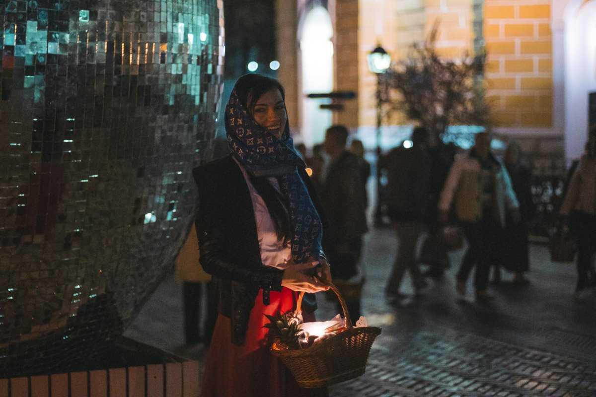 На освящение приходили как пожилые люди, так и совсем юные парни и девушки