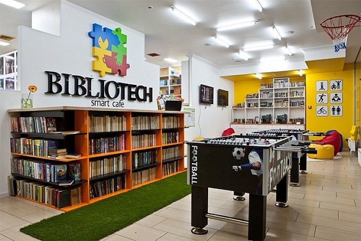 В антикафе BiblioTech можно не только поиграть, но и поработать
