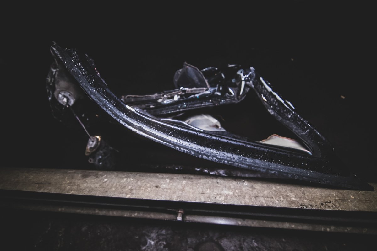 От внедорожника почти ничего не осталось От внедорожника почти ничего не осталось