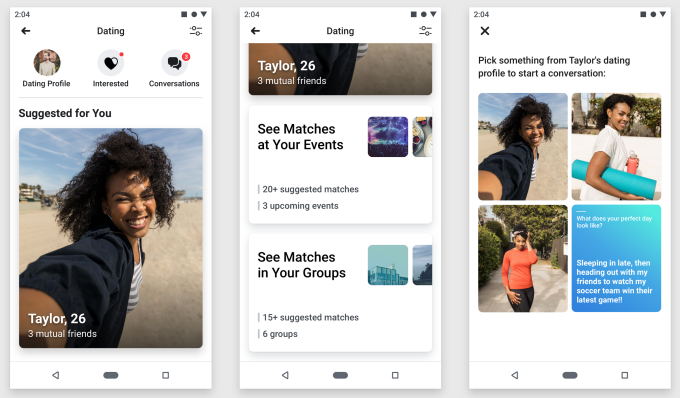 Компания тестирует функцию Facebook Dating Компания тестирует функцию Facebook Dating