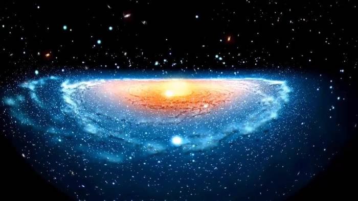 Космические пейзажи на огромном куполе вдохновляют и заставляют задуматься о тайнах Вселенной 