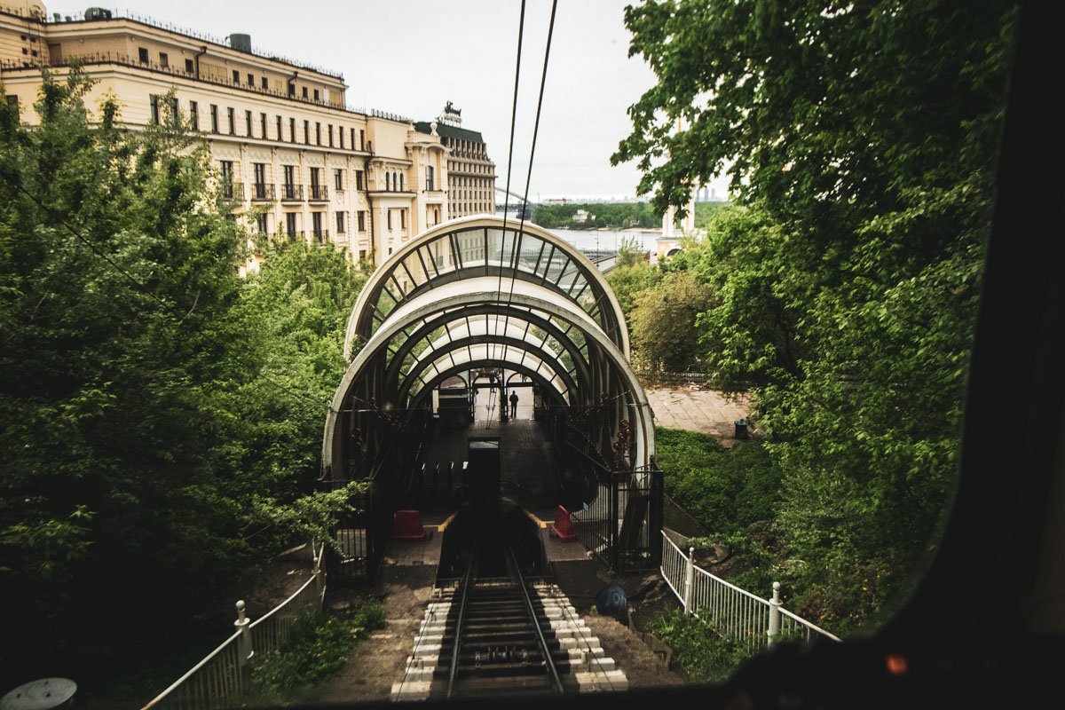 Сооружение фуникулера продолжалось в течение 1902-1905 годов
