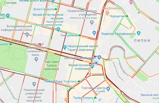 Центр советуем объезжать Центр советуем объезжать