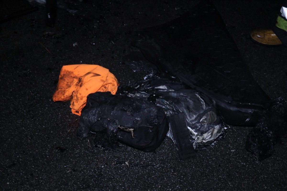 Люди видели, как трое мужчин сбежали с места происшествия