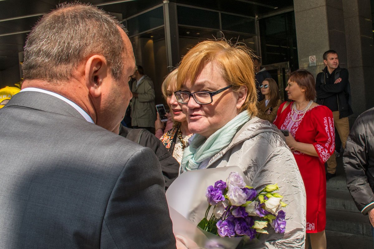 На открытии присутствовала дочь Валерия Васильевича Светлана