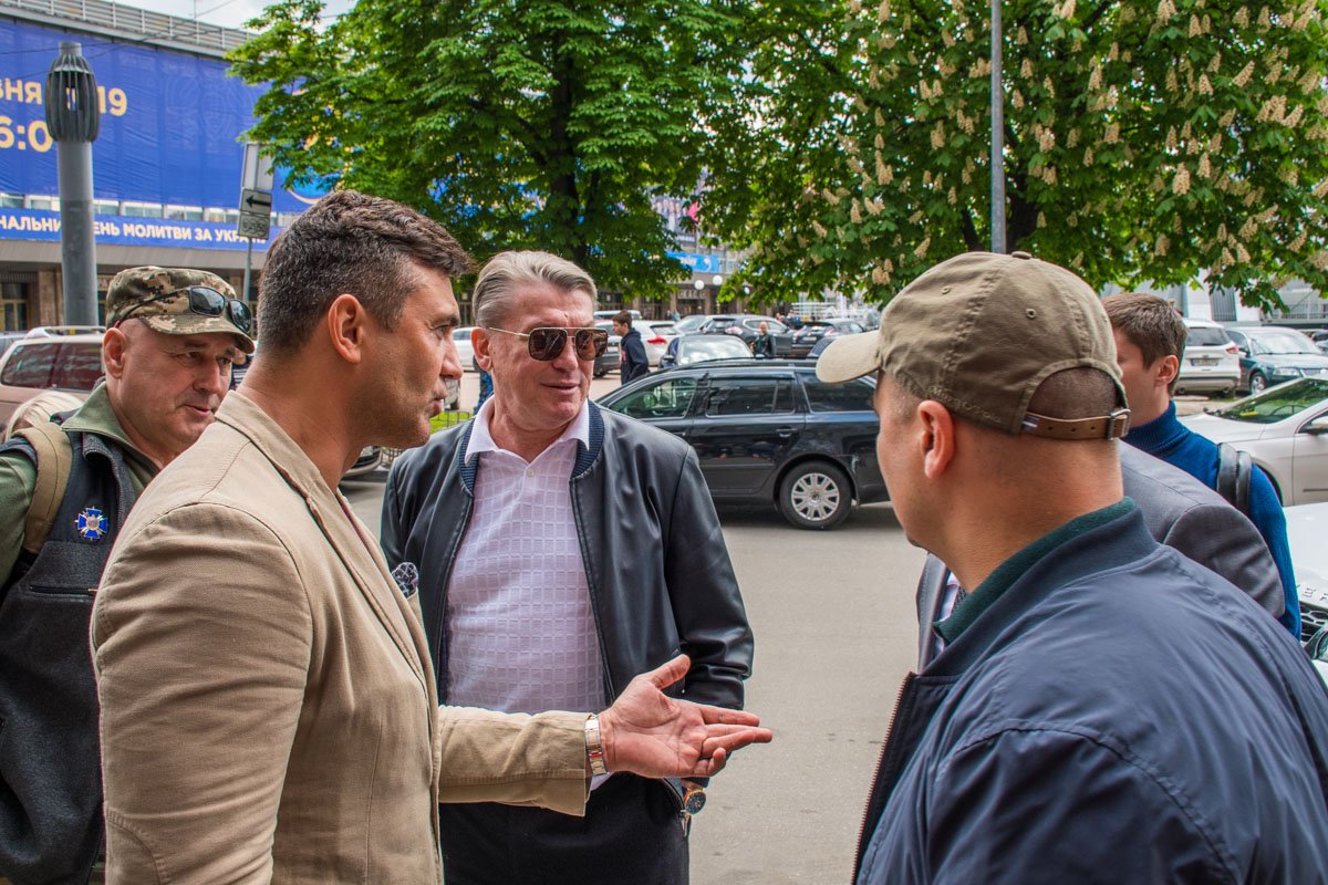 Обладатель звезды и Золотого мяча Олег Блохин вместе с Николаем Тищенко