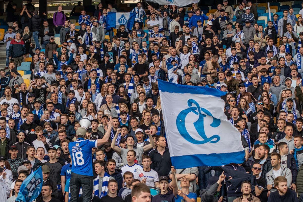 Ультрас "Динамо" традиционно были на высоте...