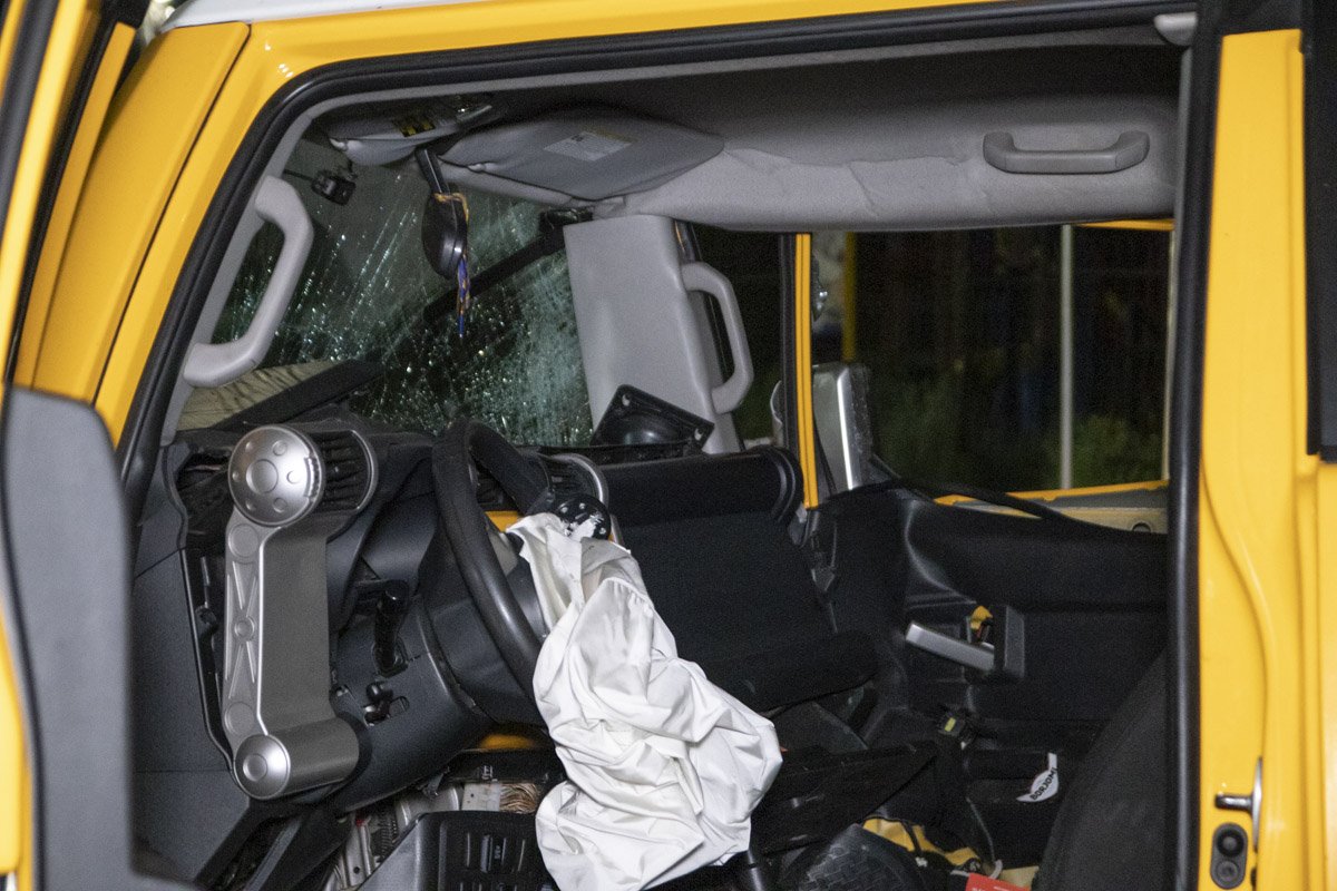 Она получила незначительные травмы 