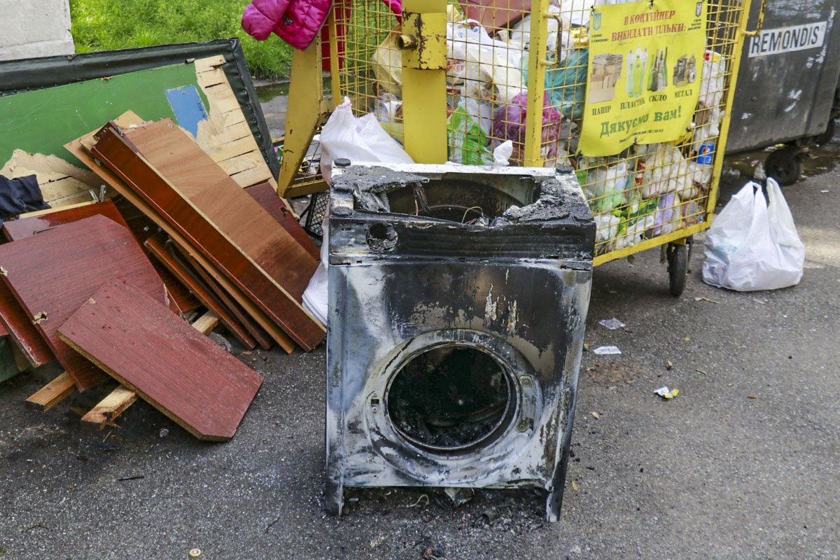 Во время разведки удалось установить, что загорелась стиральная машинка