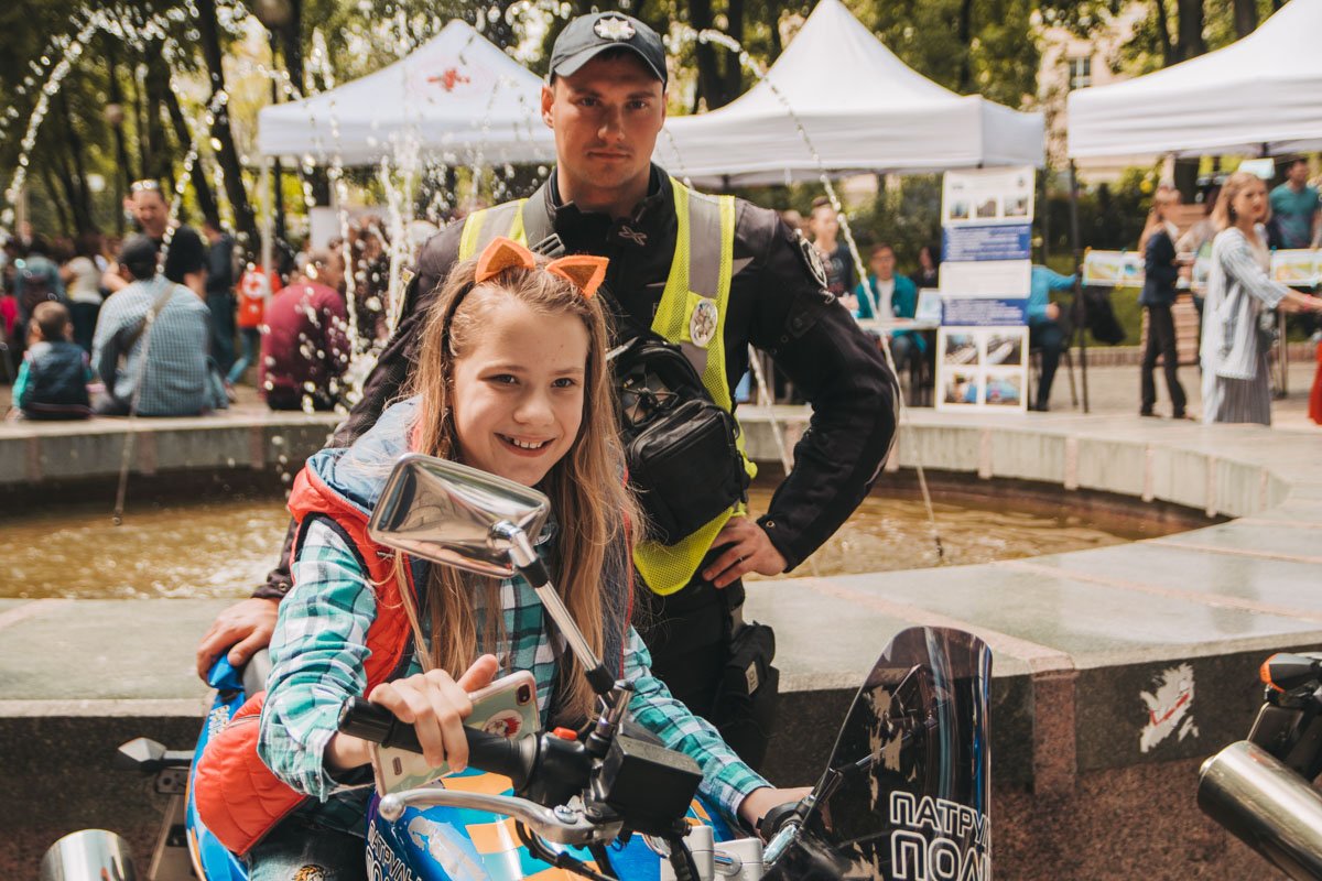 Патрульный мотоцикл привлекал настоящих экстремалов 