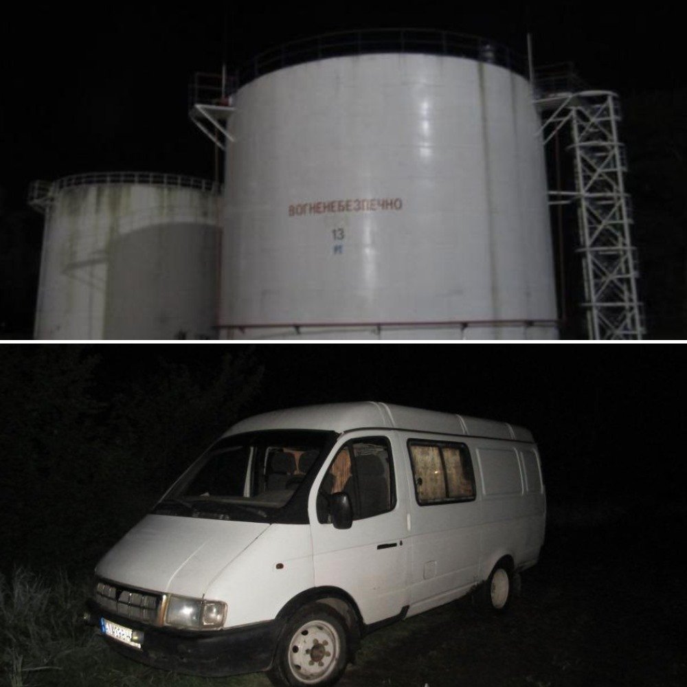 Мужчина приехал на своем авто со всем необходимым оборудованием, чтобы похитить керосин 