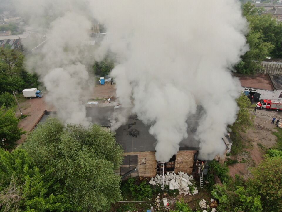 Площадь пожара составила около 250 метров квадратных