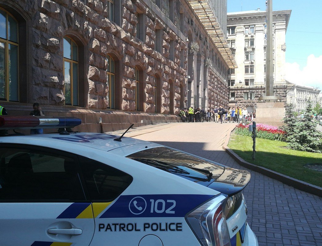 На месте дежурили правоохранители На месте дежурили правоохранители