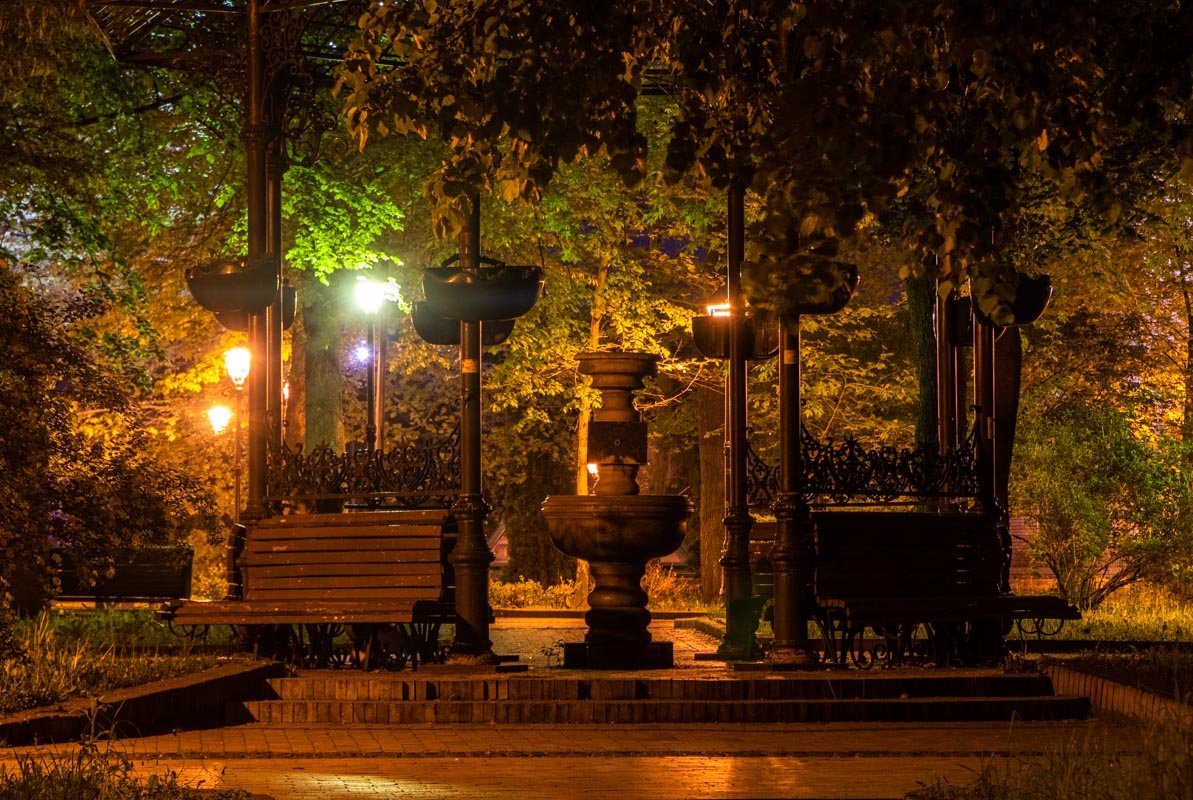 Ночной парк предлагает немногим меньше возможностей, чем дневной