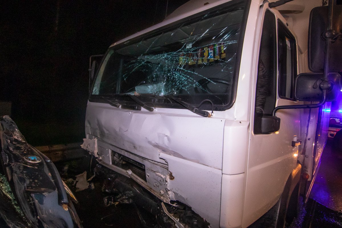 Водитель грузовика утверждает, что увидел машину в самый последний момент