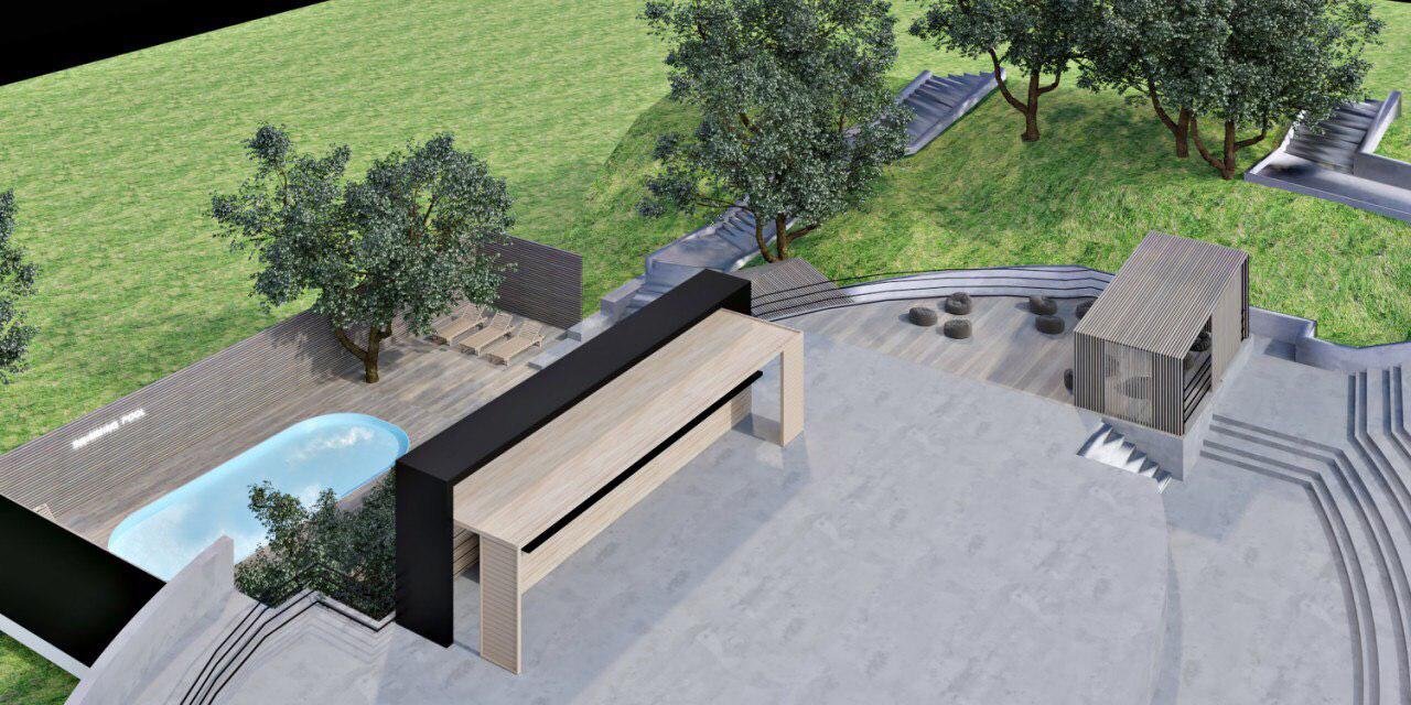  Зона амфитеатра сможет разместить 1500-2000 человек, а в формате фан-зоны - 3000