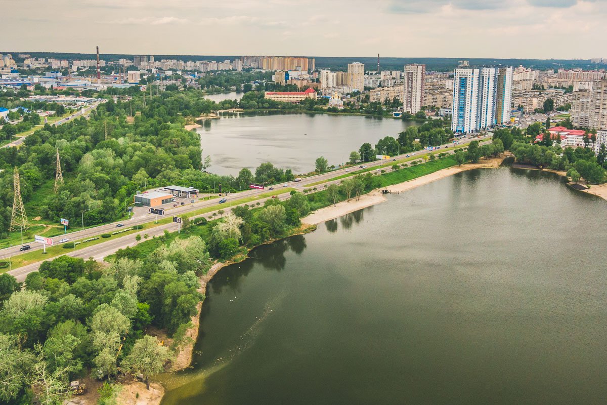 А вот так будущий парк выглядит с высоты птичьего полета
