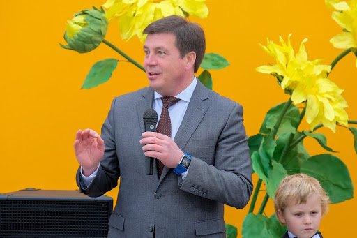 Вице-премьер-министр Украины Геннадий Зубко на открытии детского сада