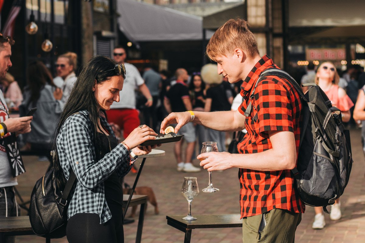 Морепродукты на пивном фестивале пользовались спросом