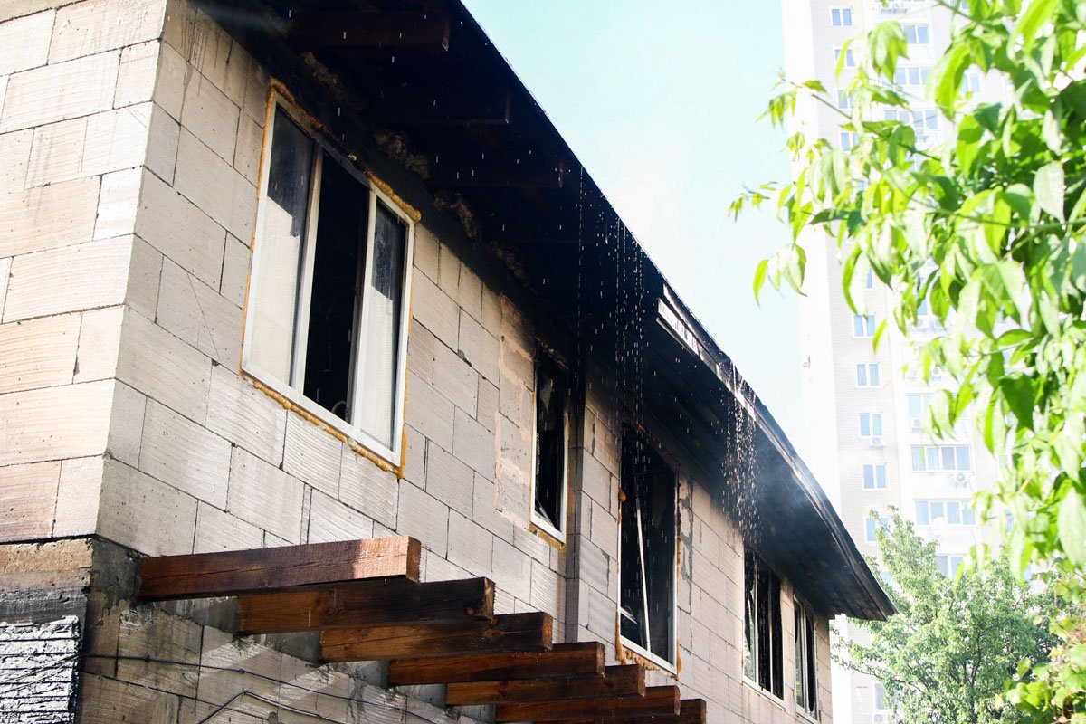 В пожаре погиб домашний кот