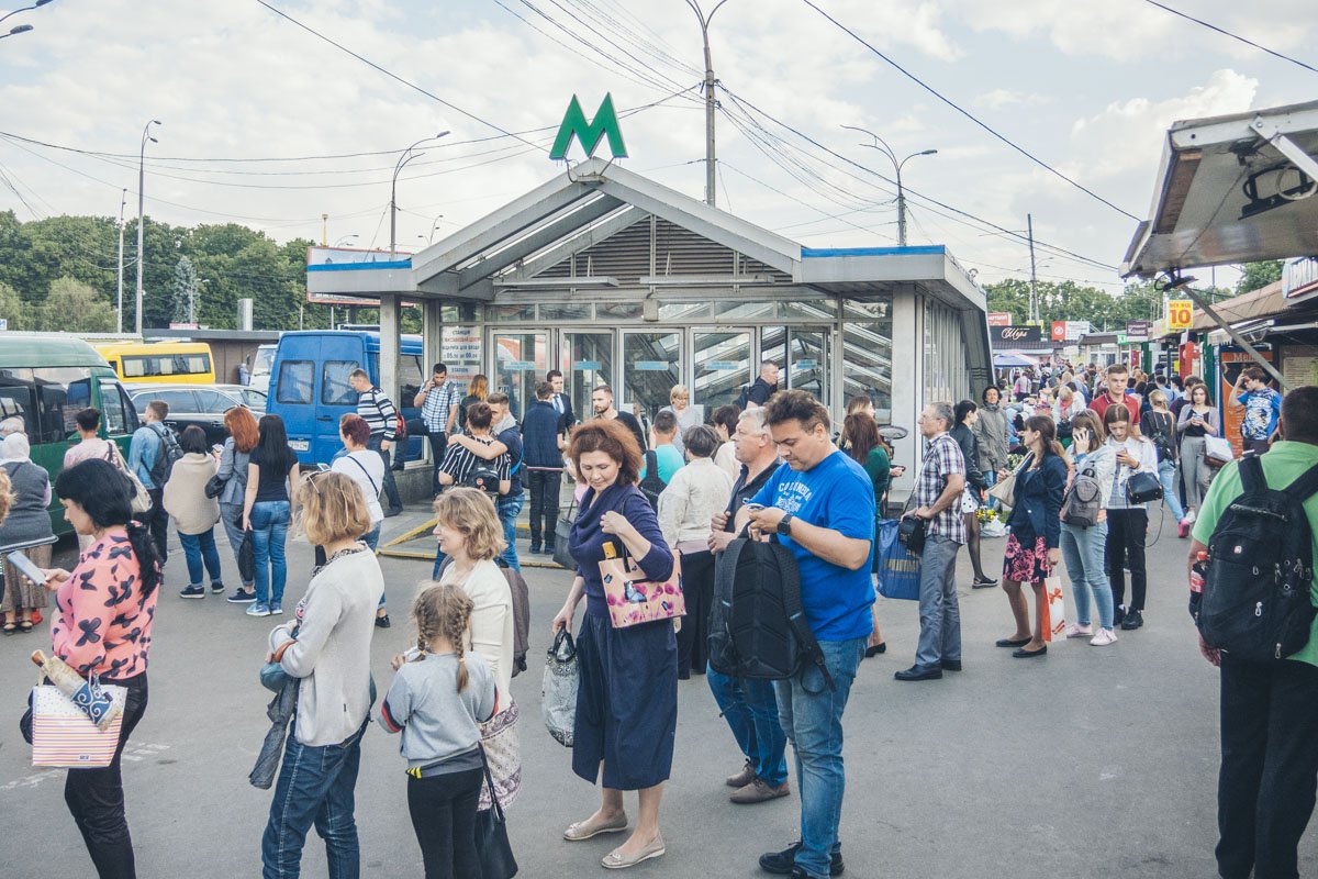 В 2019 и 2020 годах в Голосеевском районе Киева реконструируют выход №1 станции метро «Выставочный центр»