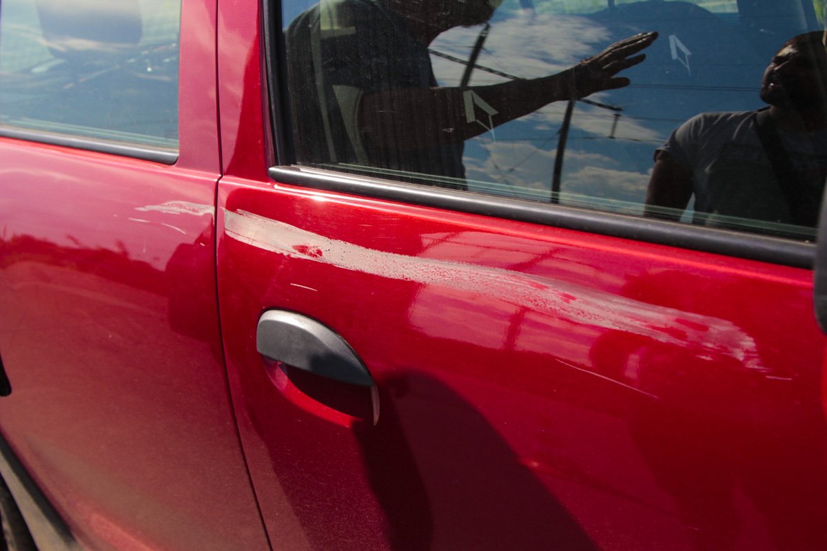 У авто незначительные повреждения