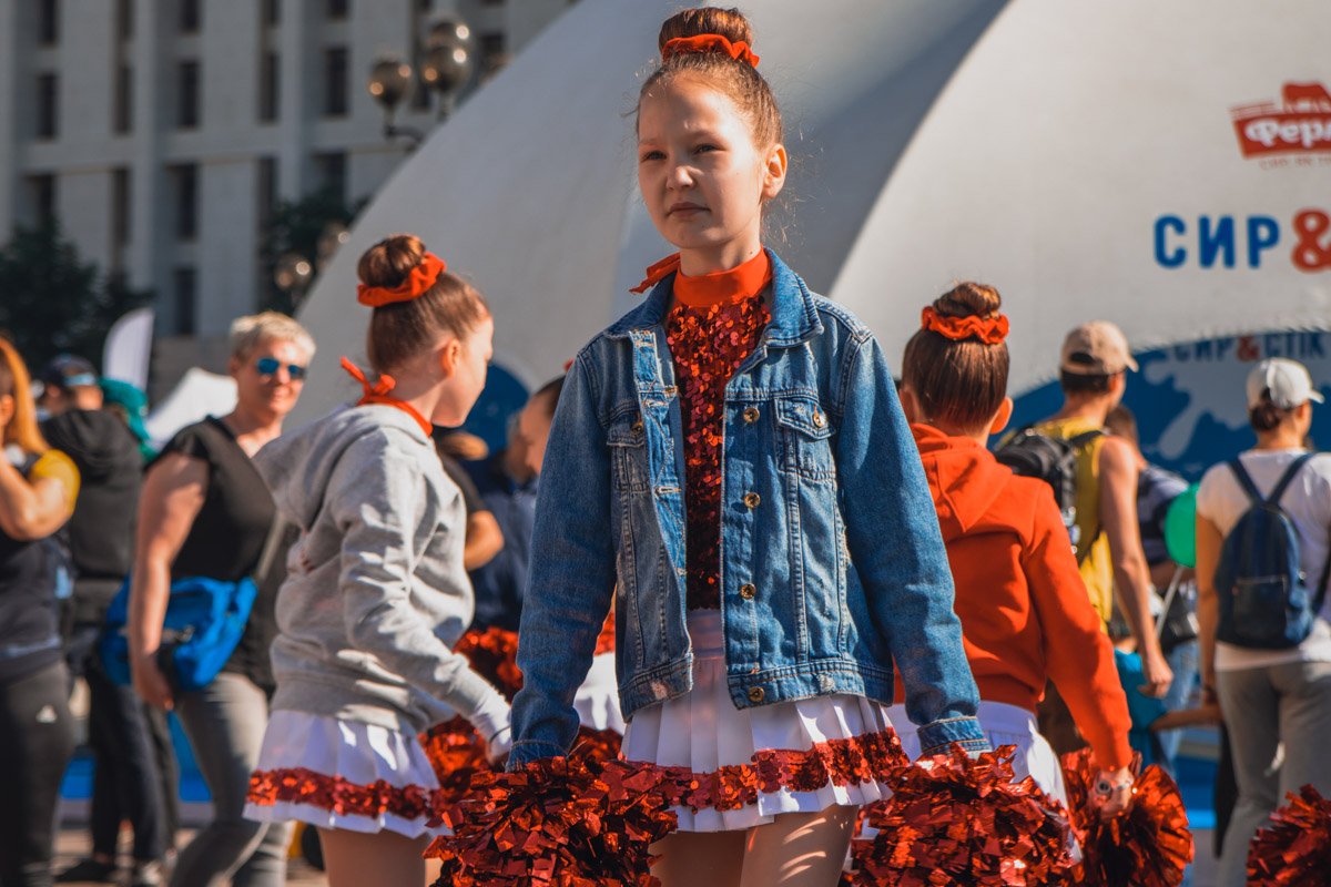 У бегунов была отличная группа поддержки