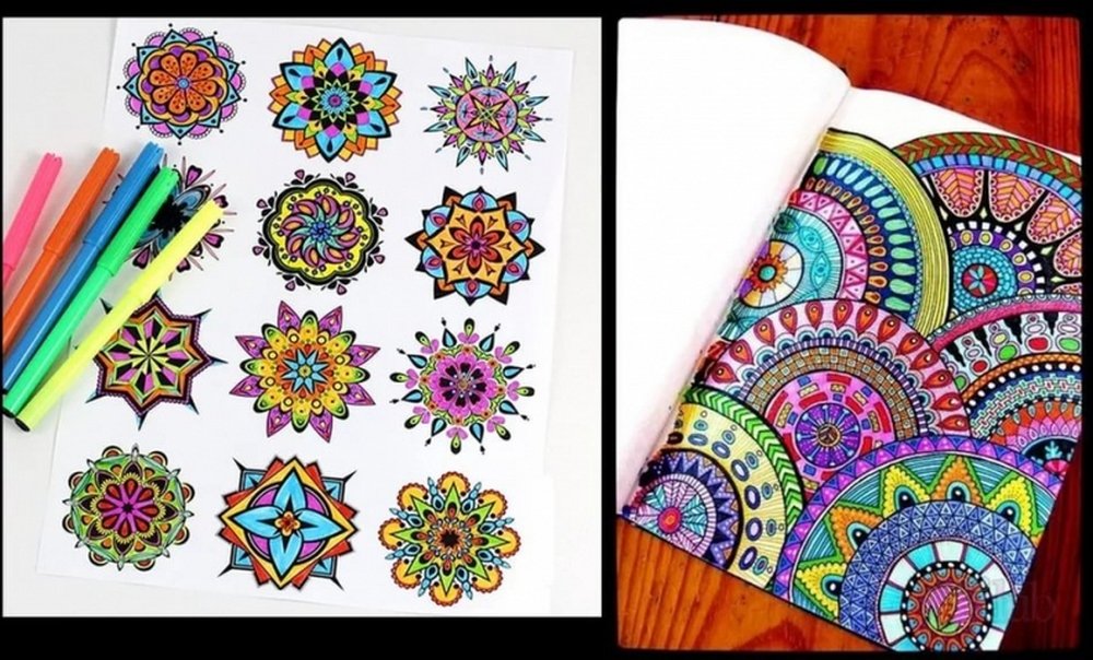 Раскрашивание мандалы помогает успокоить нервы Раскрашивание мандалы помогает успокоить нервы